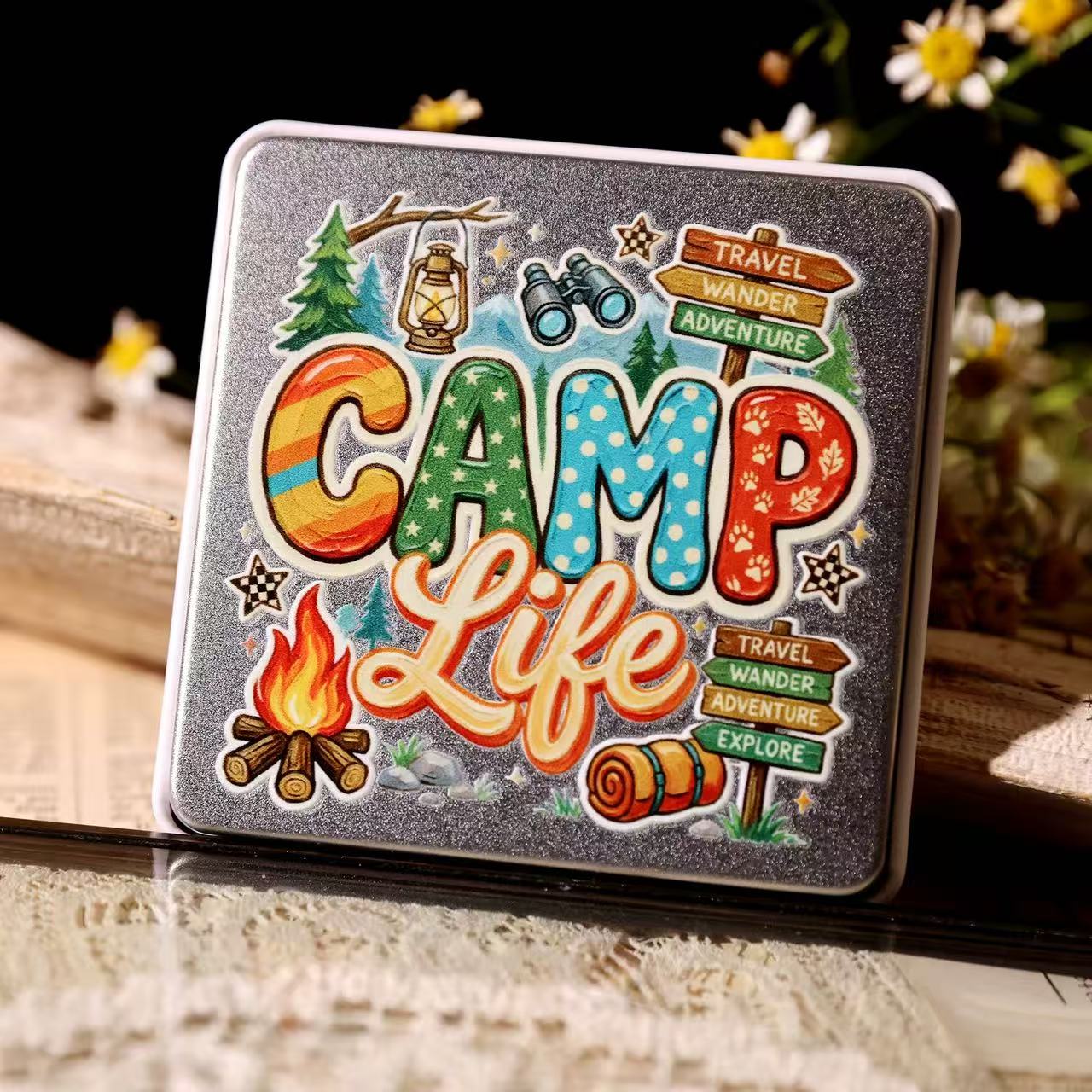 Travel Camping Transfer Stickers
