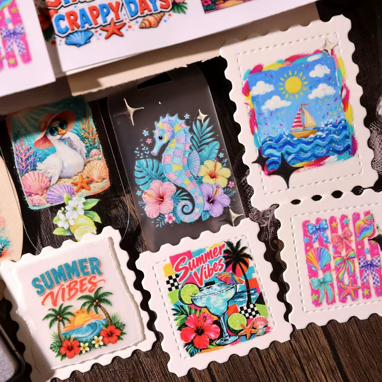 Hot Summer Transfer Stickers