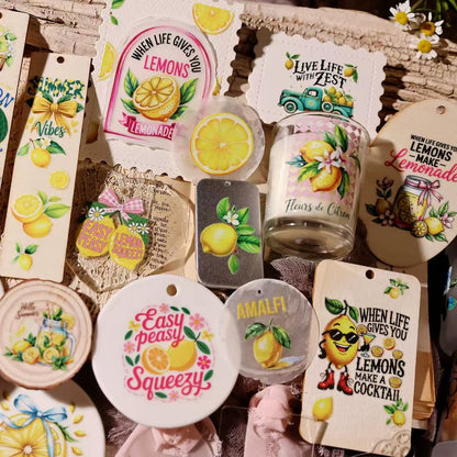 Lemon Summer Transfer Stickers