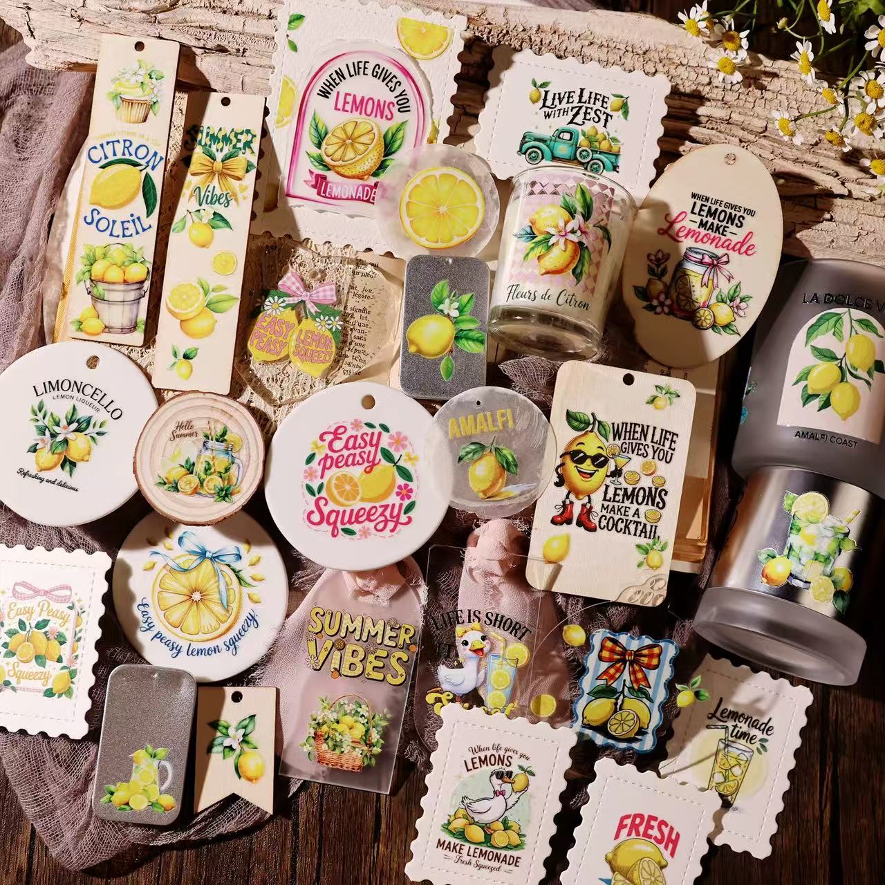 Lemon Summer Transfer Stickers