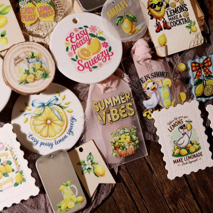 Lemon Summer Transfer Stickers