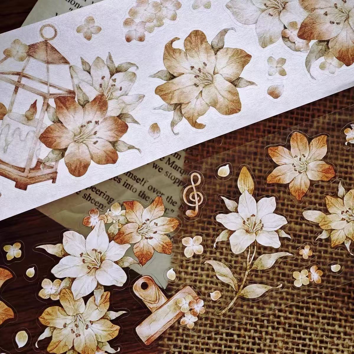 5.5cm*100cm Lily Melody Tape