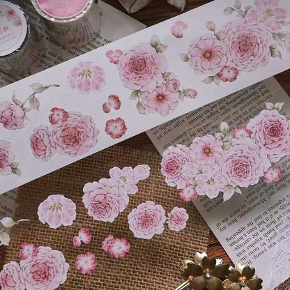 6cm*100cm Gentle Pink Blossom Tape