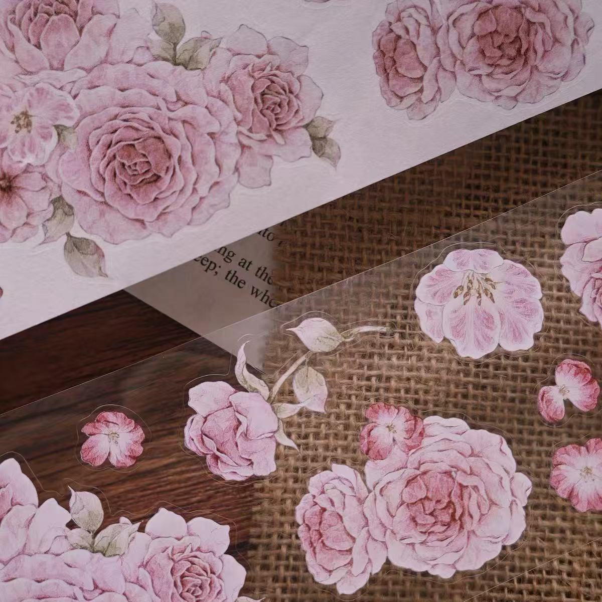 6cm*100cm Gentle Pink Blossom Tape