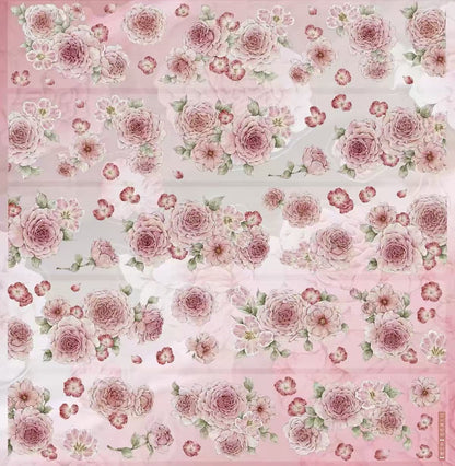 6cm*100cm Gentle Pink Blossom Tape