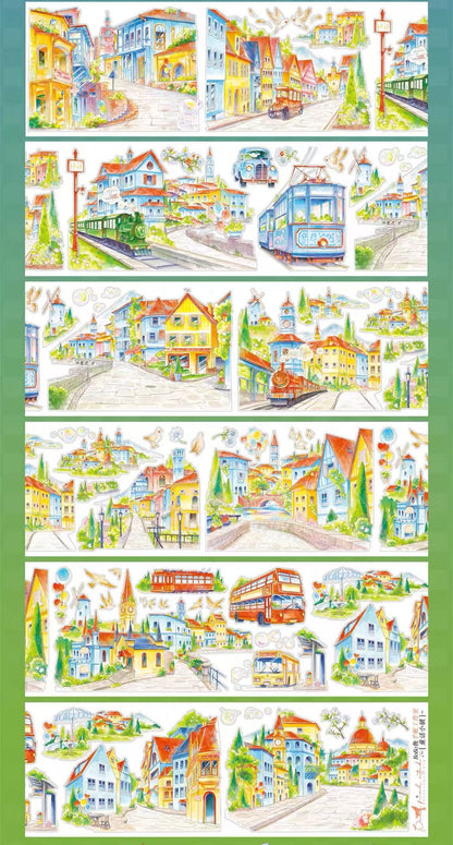 Watercolor Scenery Tape Collection