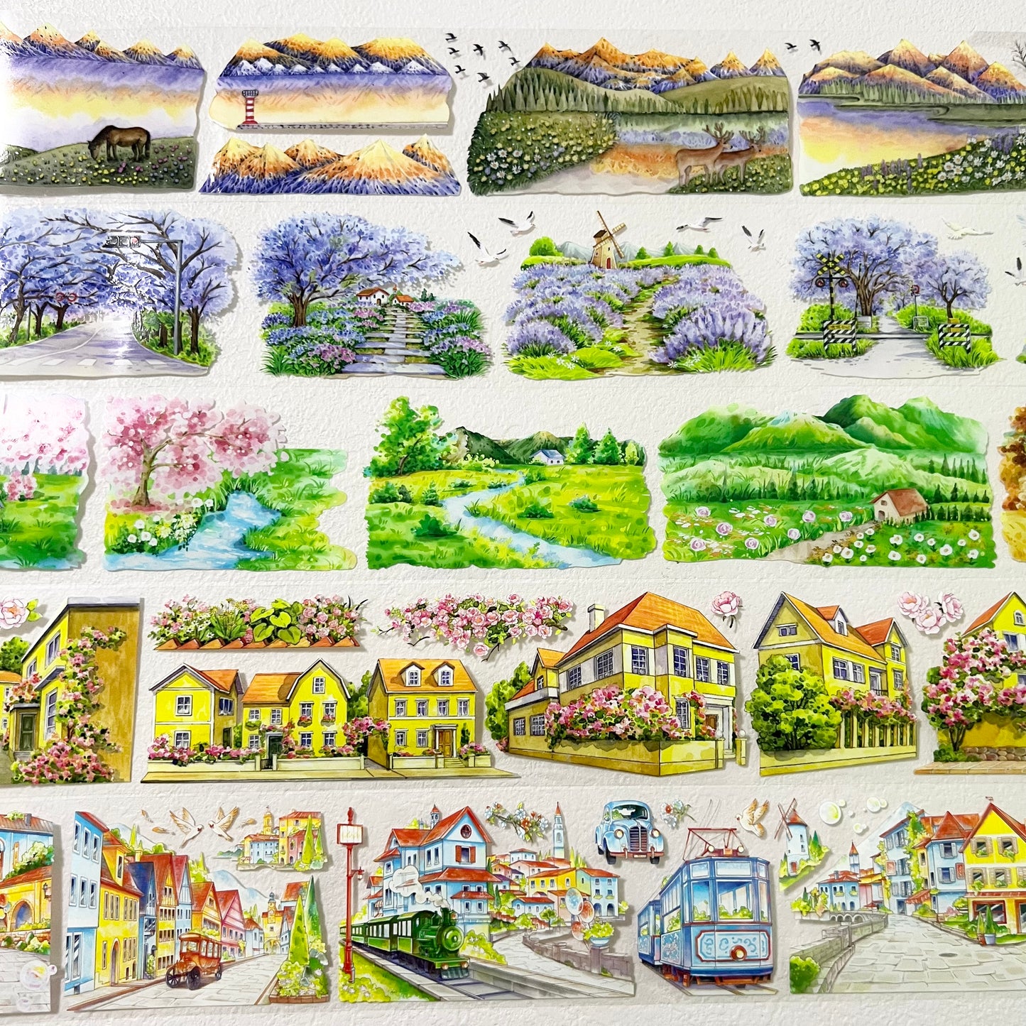 Watercolor Scenery Tape Collection
