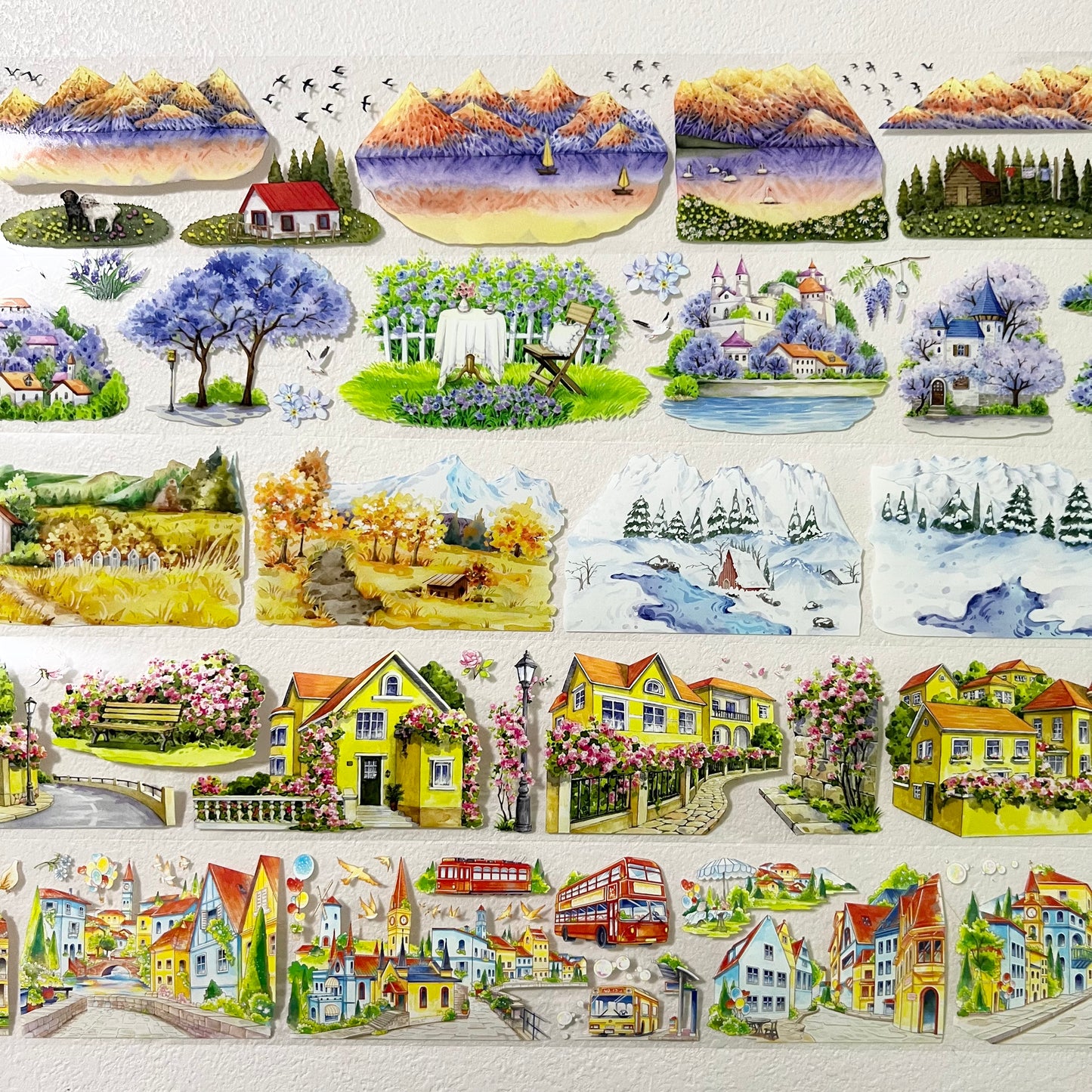 Watercolor Scenery Tape Collection