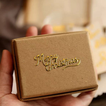 Christmas Gold Foil Transfer Stickers