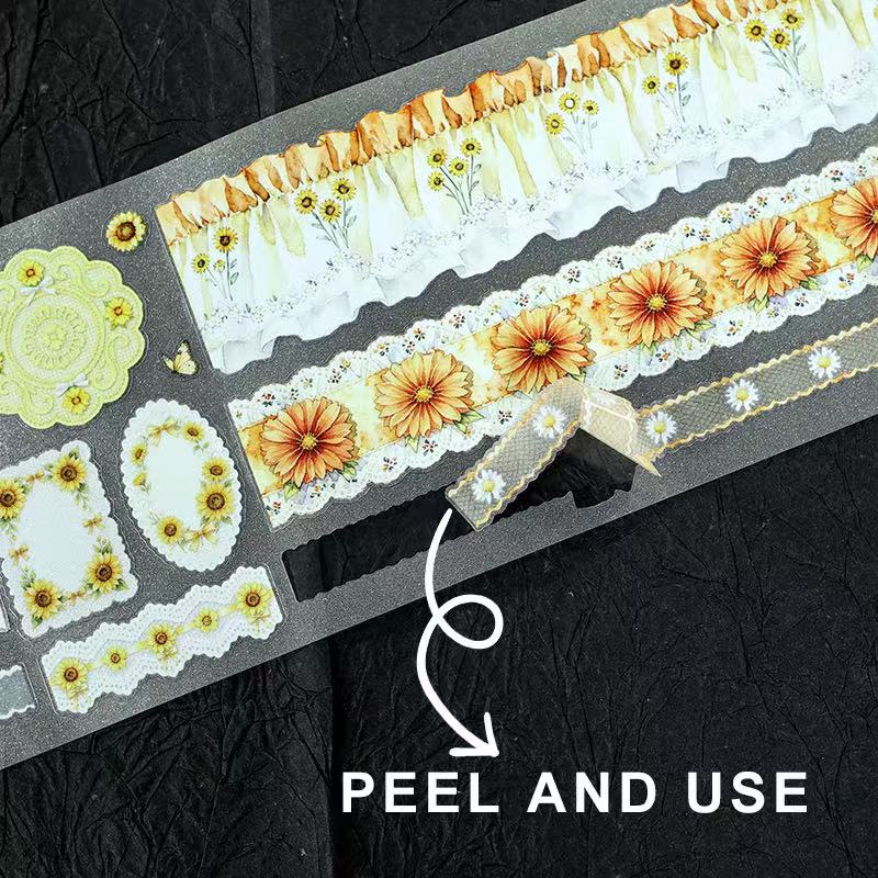 Lace Sunflower Tape Set