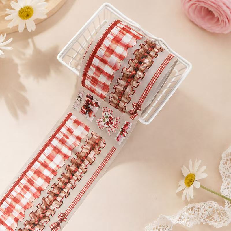 Lolita Red Plaid Tape Set