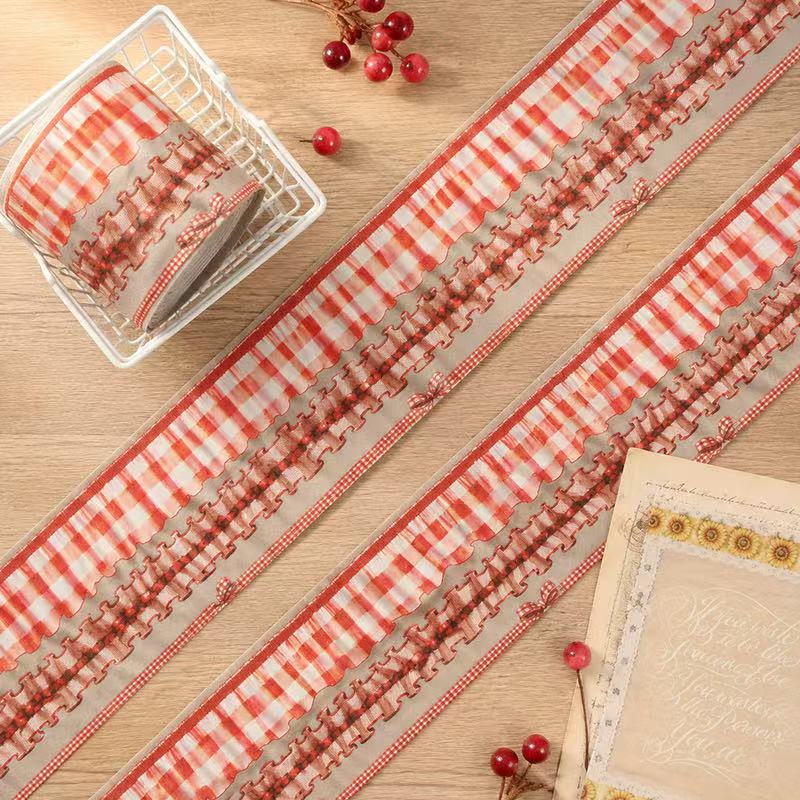 Lolita Red Plaid Tape Set