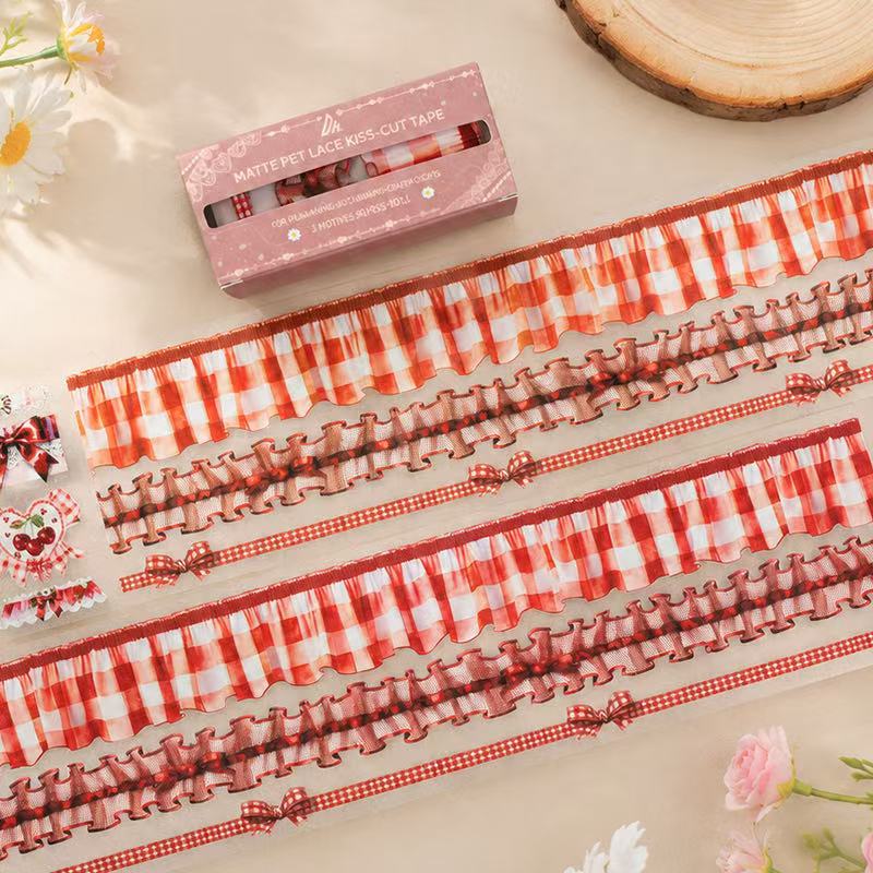 Lolita Red Plaid Tape Set