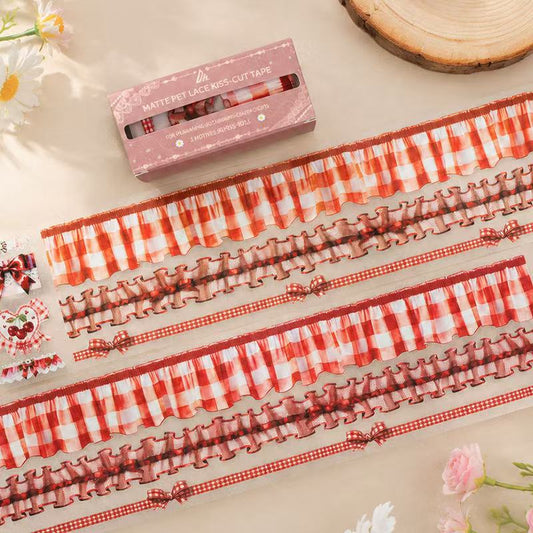 Lolita Red Plaid Tape Set