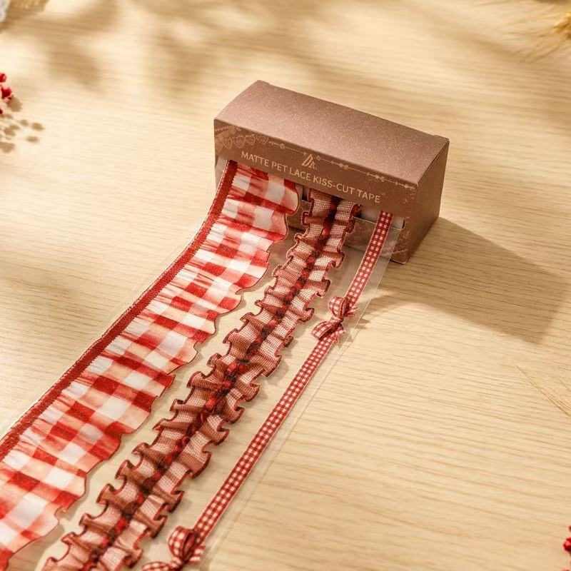 Lolita Red Plaid Tape Set