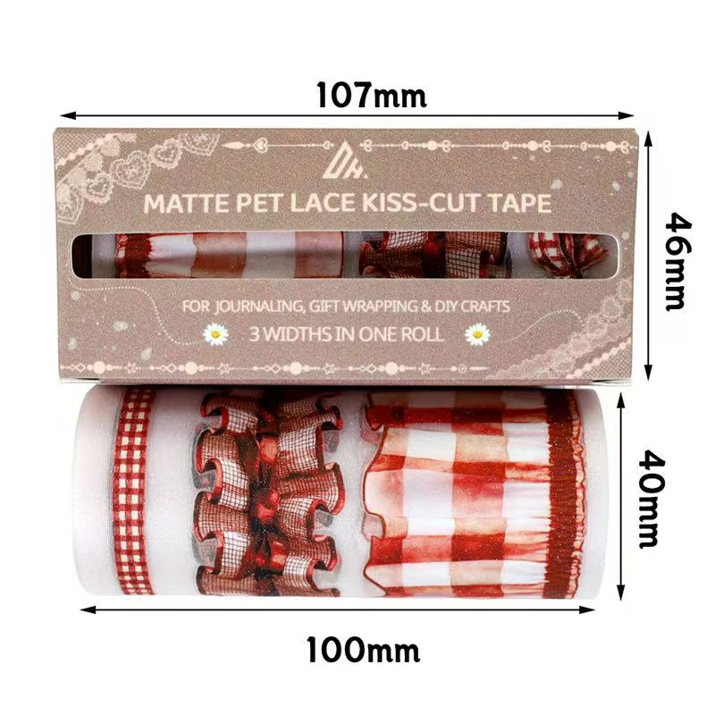 Lolita Red Plaid Tape Set