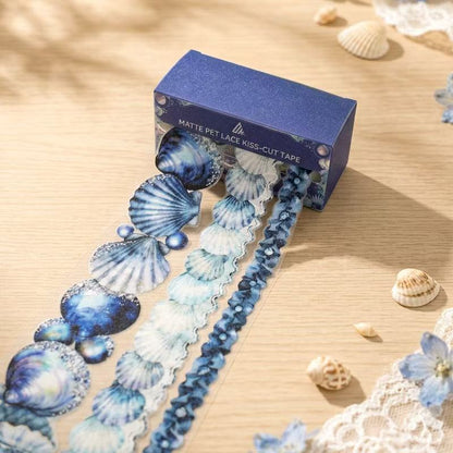 Seashell Blue Heart Tape Set