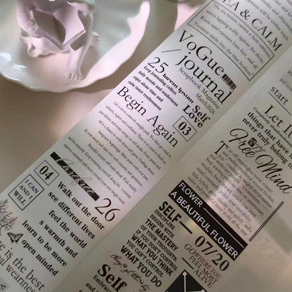 7m*100cm Inspirational Magazine Tape