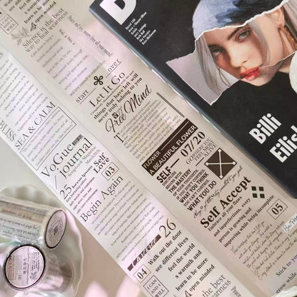 7m*100cm Inspirational Magazine Tape