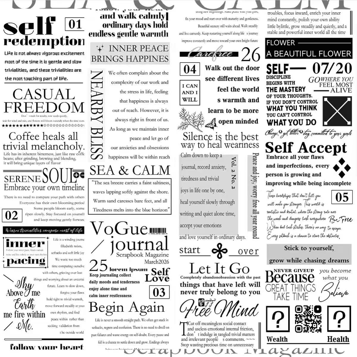 7m*100cm Inspirational Magazine Tape