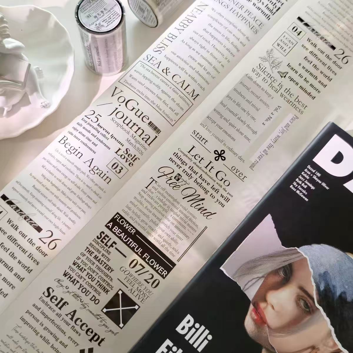 7m*100cm Inspirational Magazine Tape