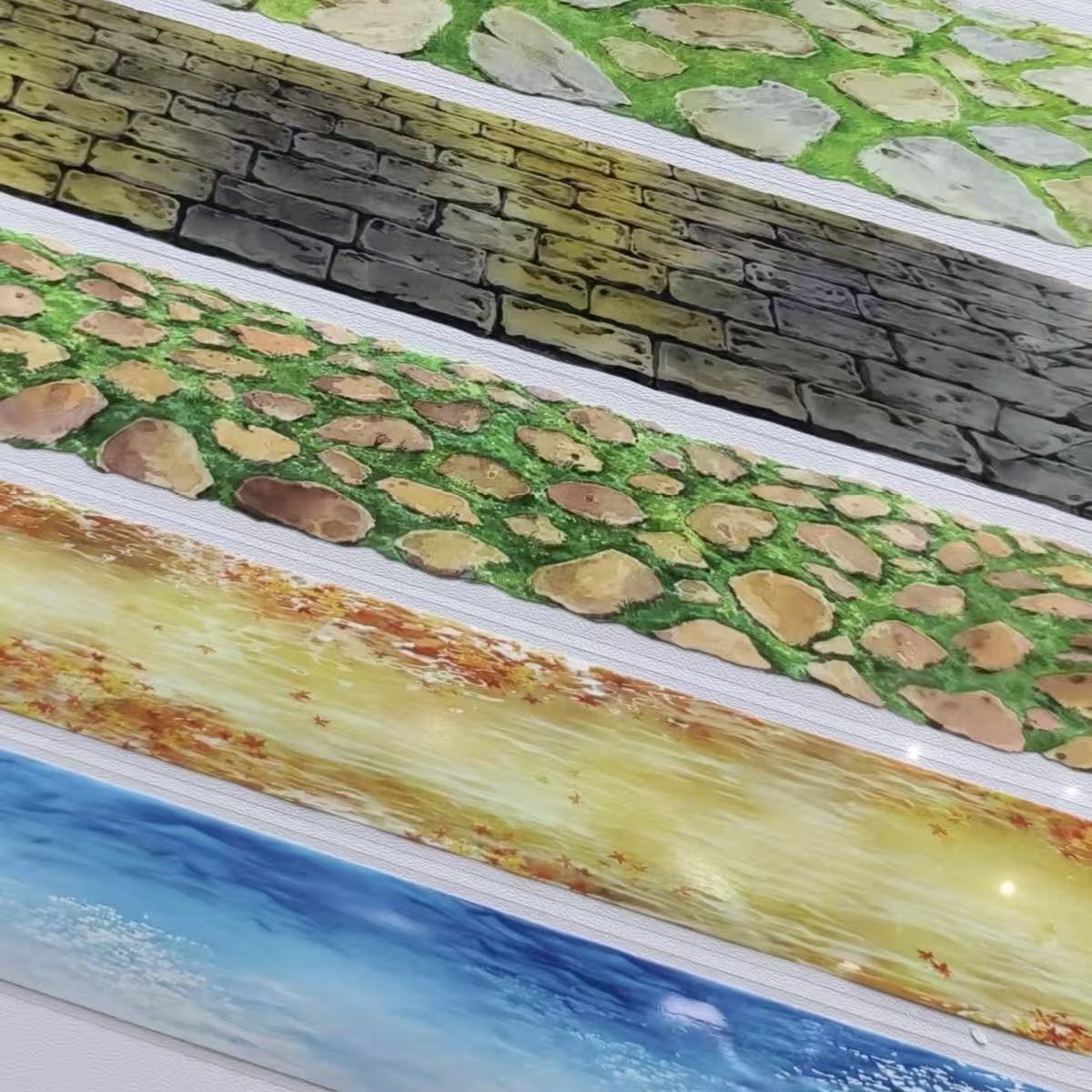 4cm*120cm Vintage Cobblestone Path Tape Collection