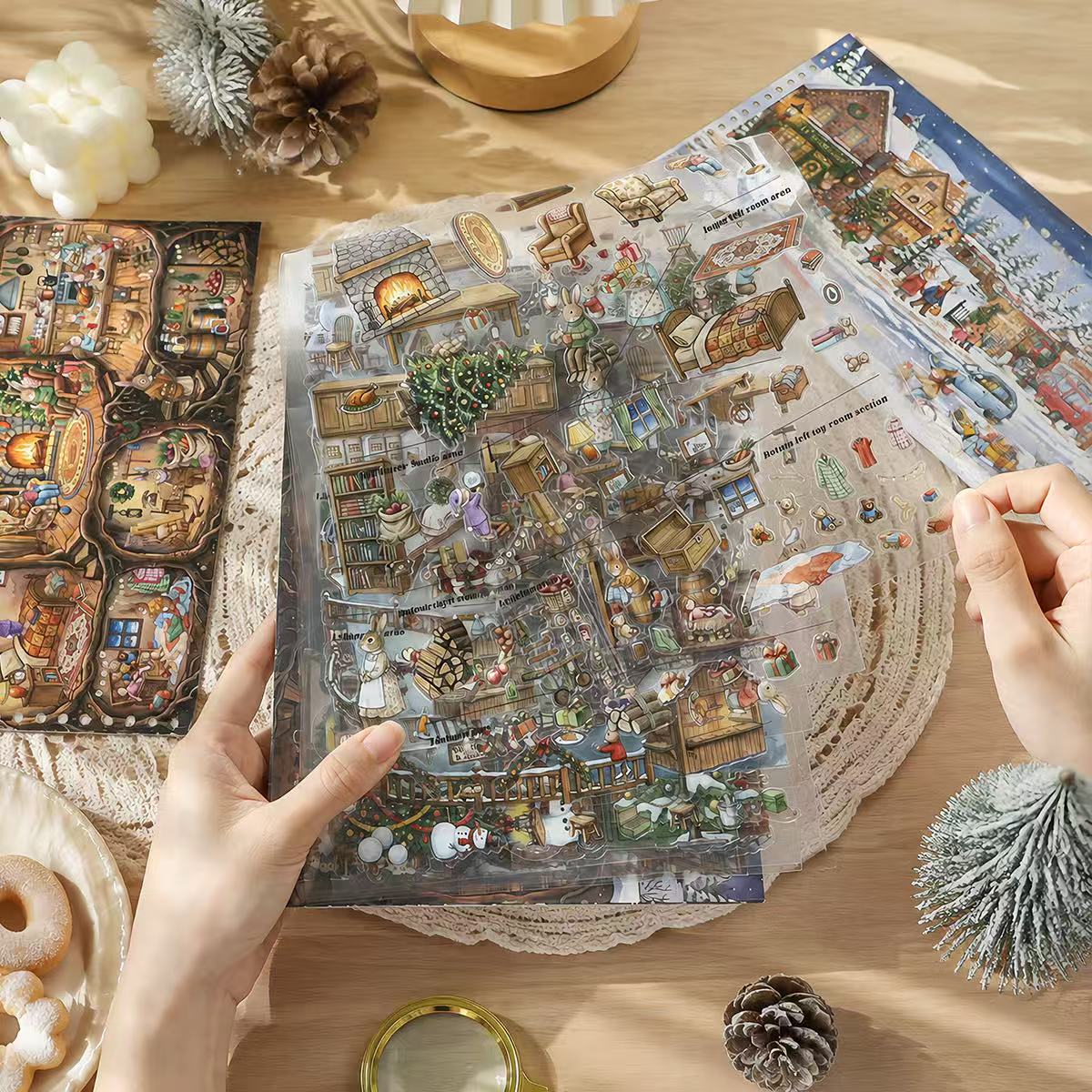 Winter Woodland Bunny Wonderland Sticker Book