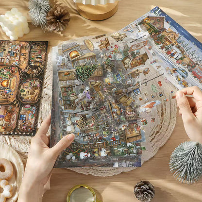Winter Woodland Bunny Wonderland Sticker Book