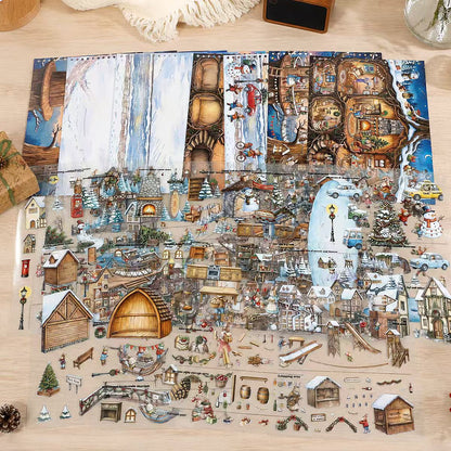 Winter Woodland Bunny Wonderland Sticker Book