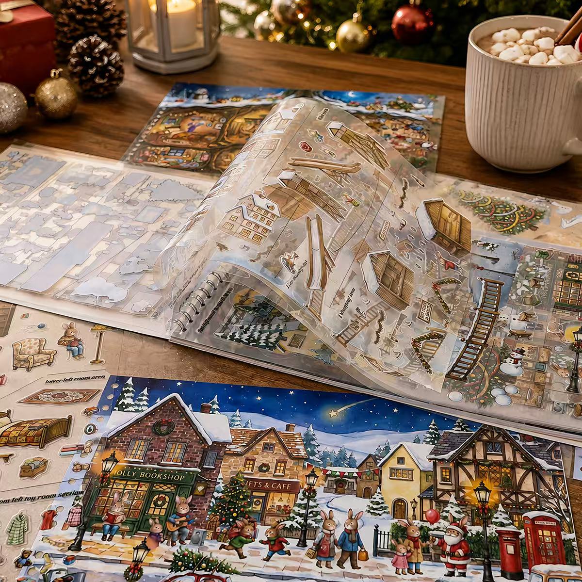 Winter Woodland Bunny Wonderland Sticker Book