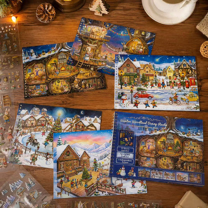 Winter Woodland Bunny Wonderland Sticker Book