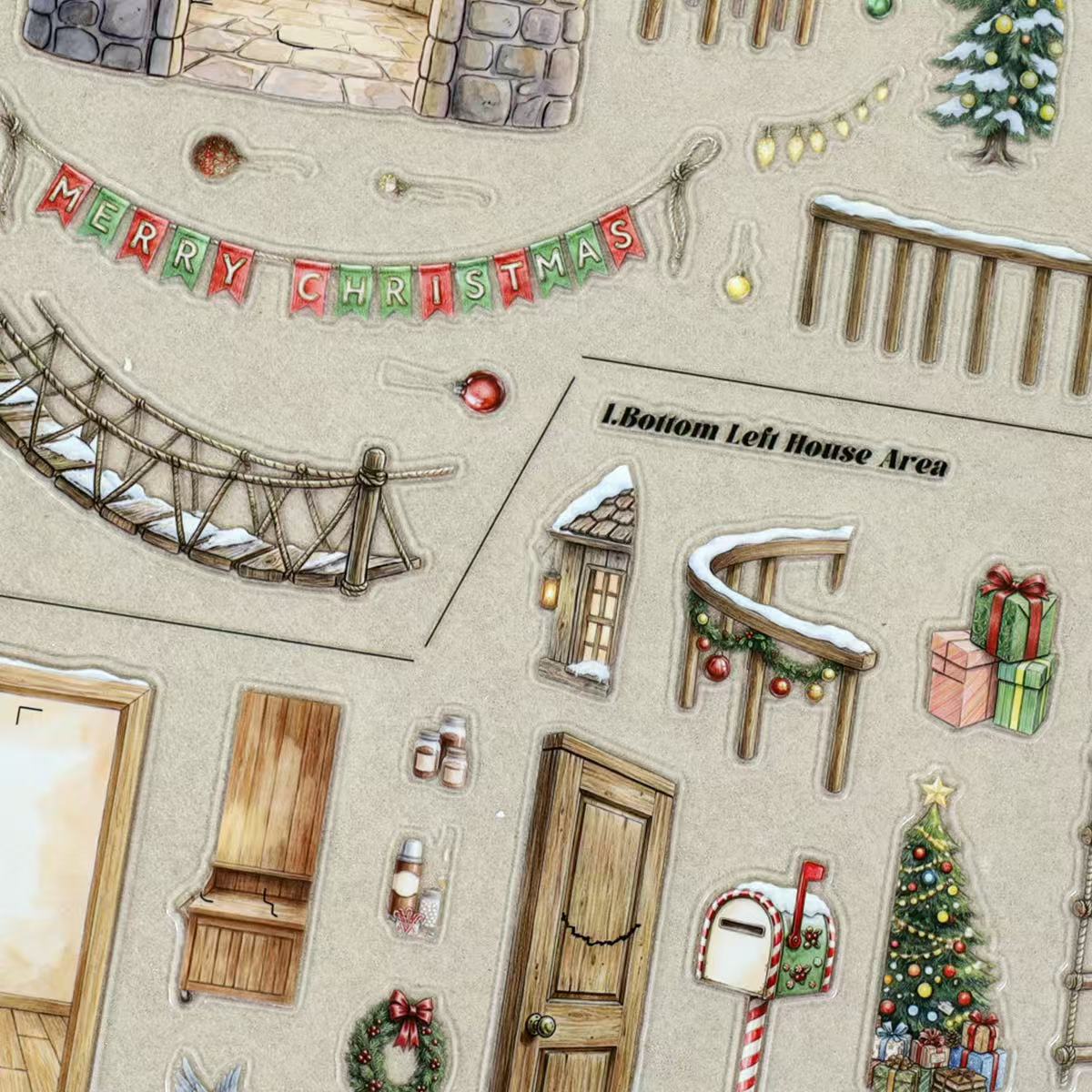 Winter Woodland Bunny Wonderland Sticker Book
