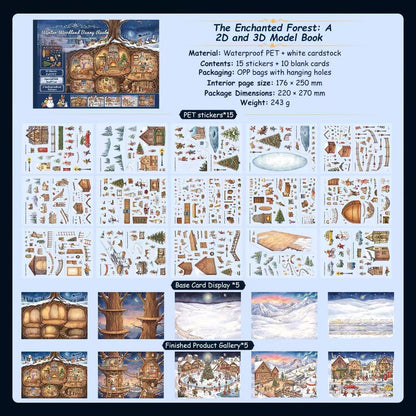 Winter Woodland Bunny Wonderland Sticker Book