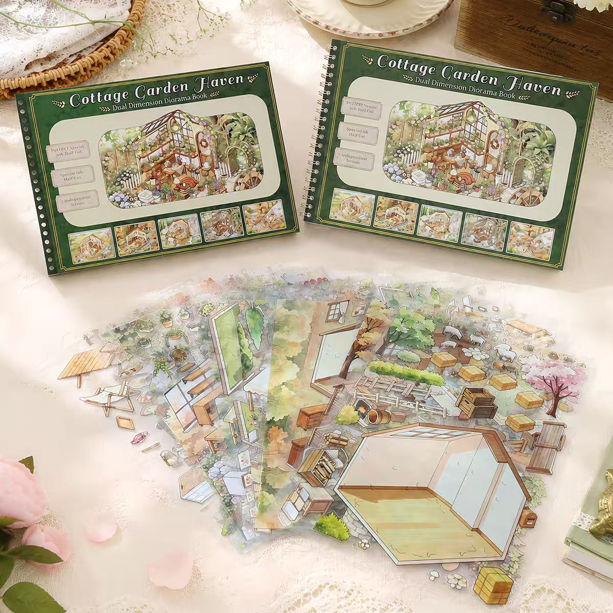 Cottag Garden Heaven Sticker Book