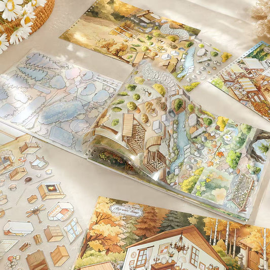 Cottage Garden Haven Sticker Book