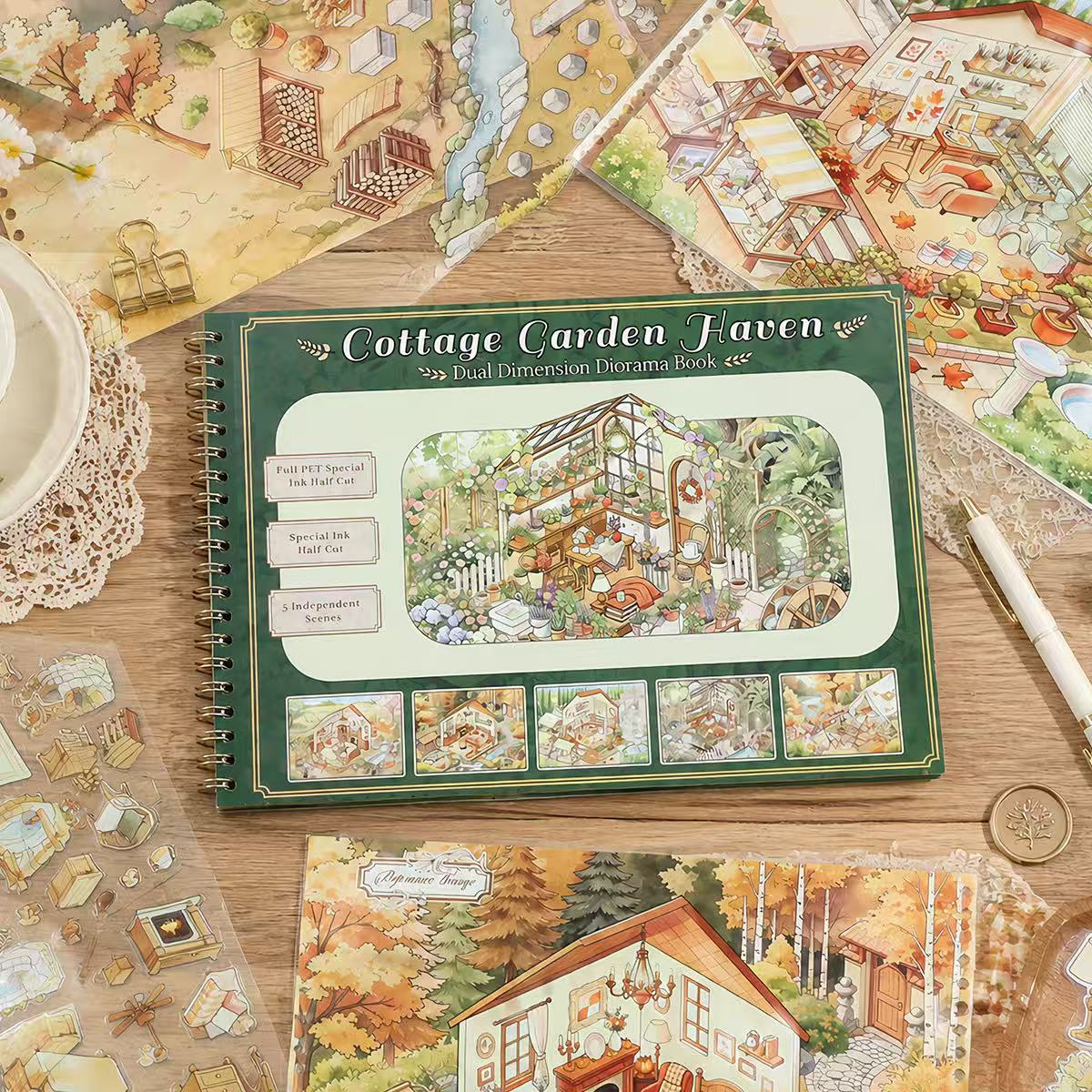 Cottag Garden Heaven Sticker Book