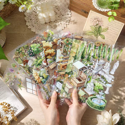 Cottag Garden Heaven Sticker Book