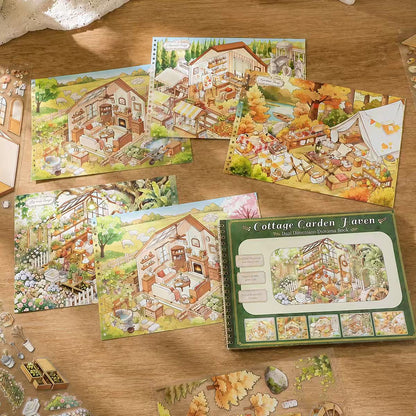 Cottag Garden Heaven Sticker Book
