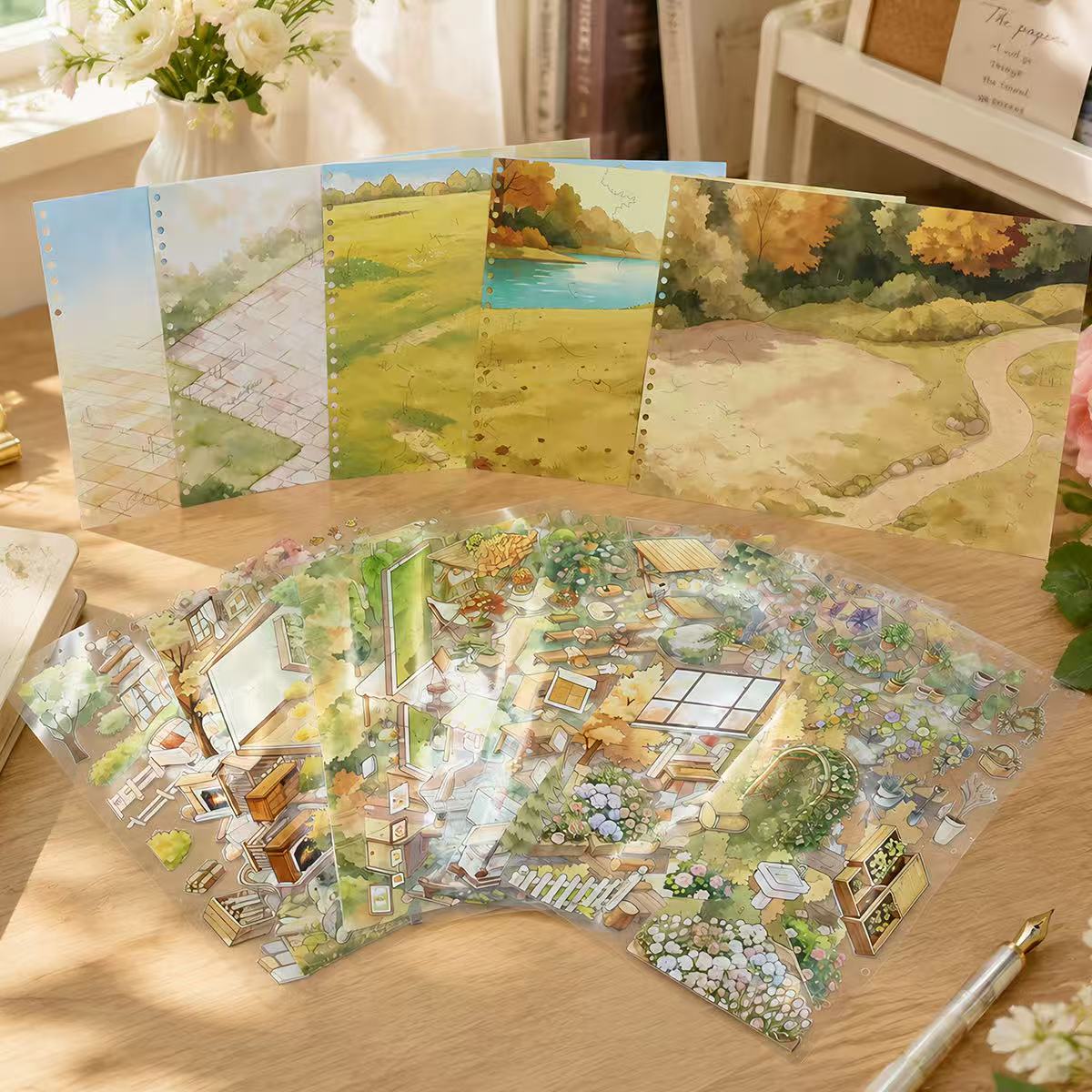 Cottag Garden Heaven Sticker Book