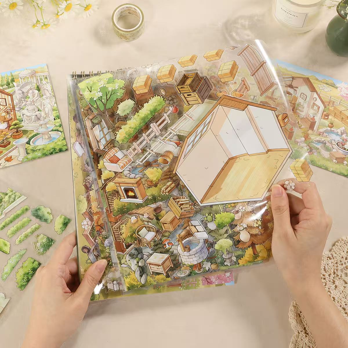 Cottag Garden Heaven Sticker Book