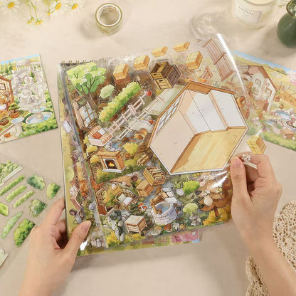 Cottag Garden Heaven Sticker Book