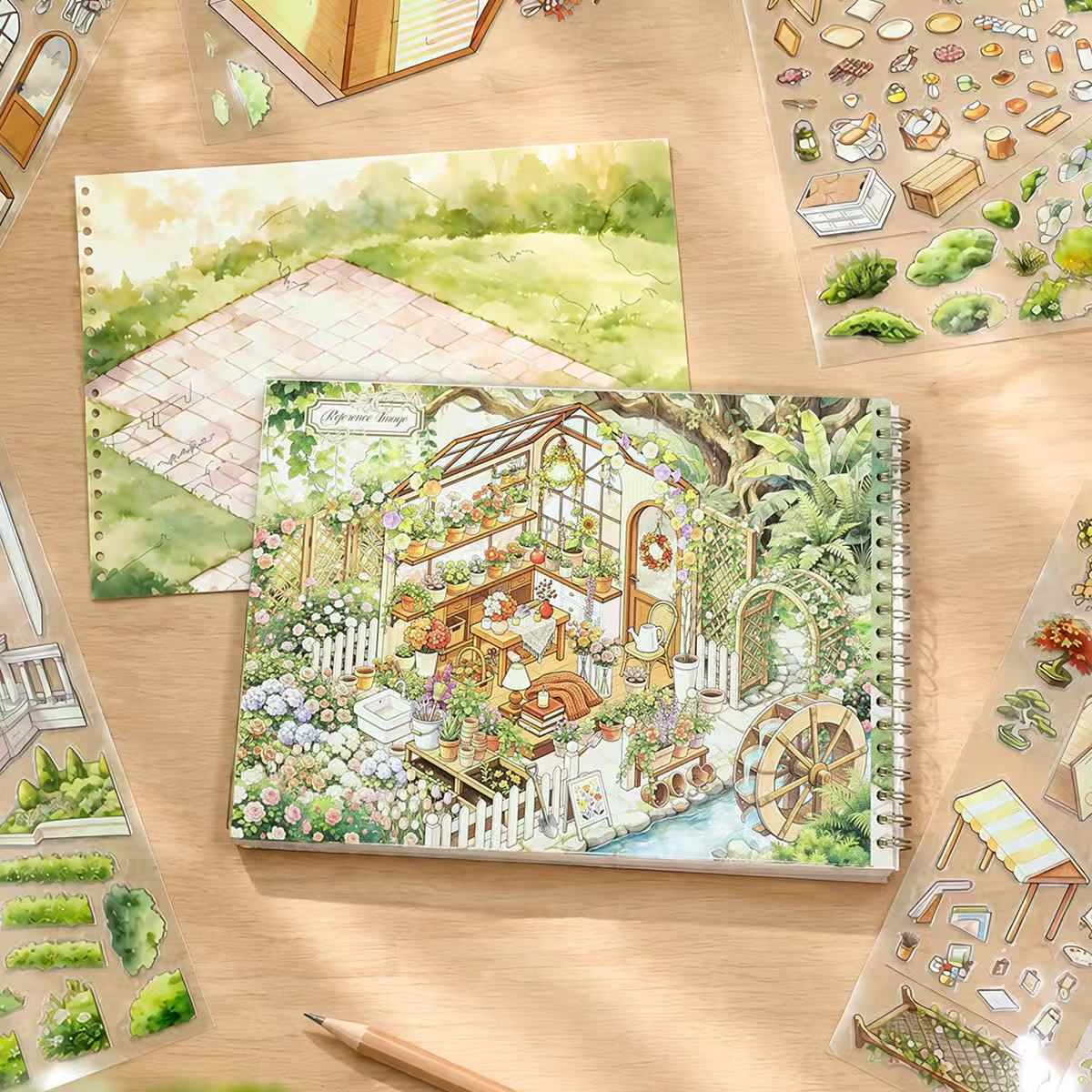 Cottag Garden Heaven Sticker Book