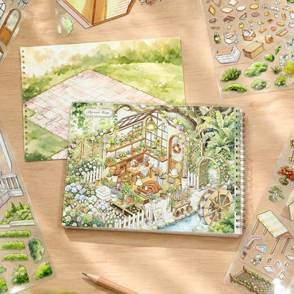 Cottag Garden Heaven Sticker Book