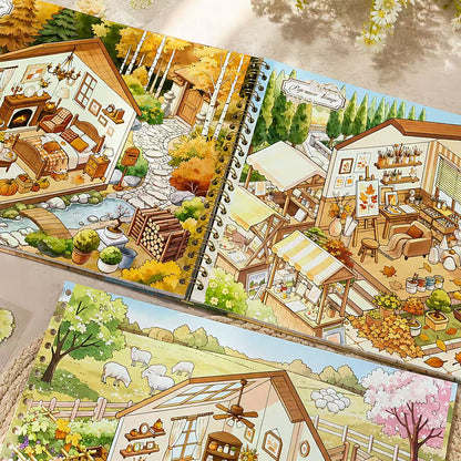 Cottag Garden Heaven Sticker Book