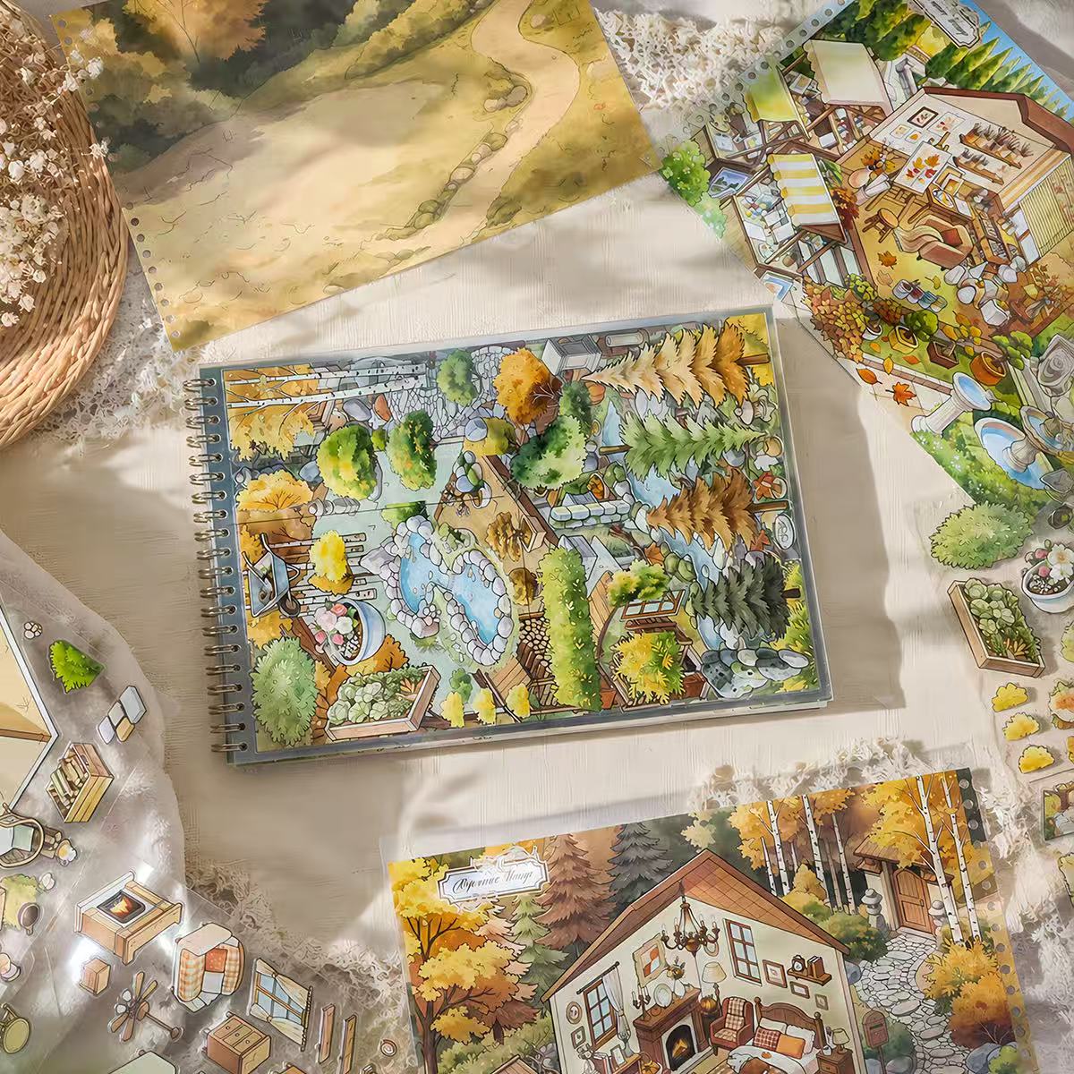 Cottag Garden Heaven Sticker Book