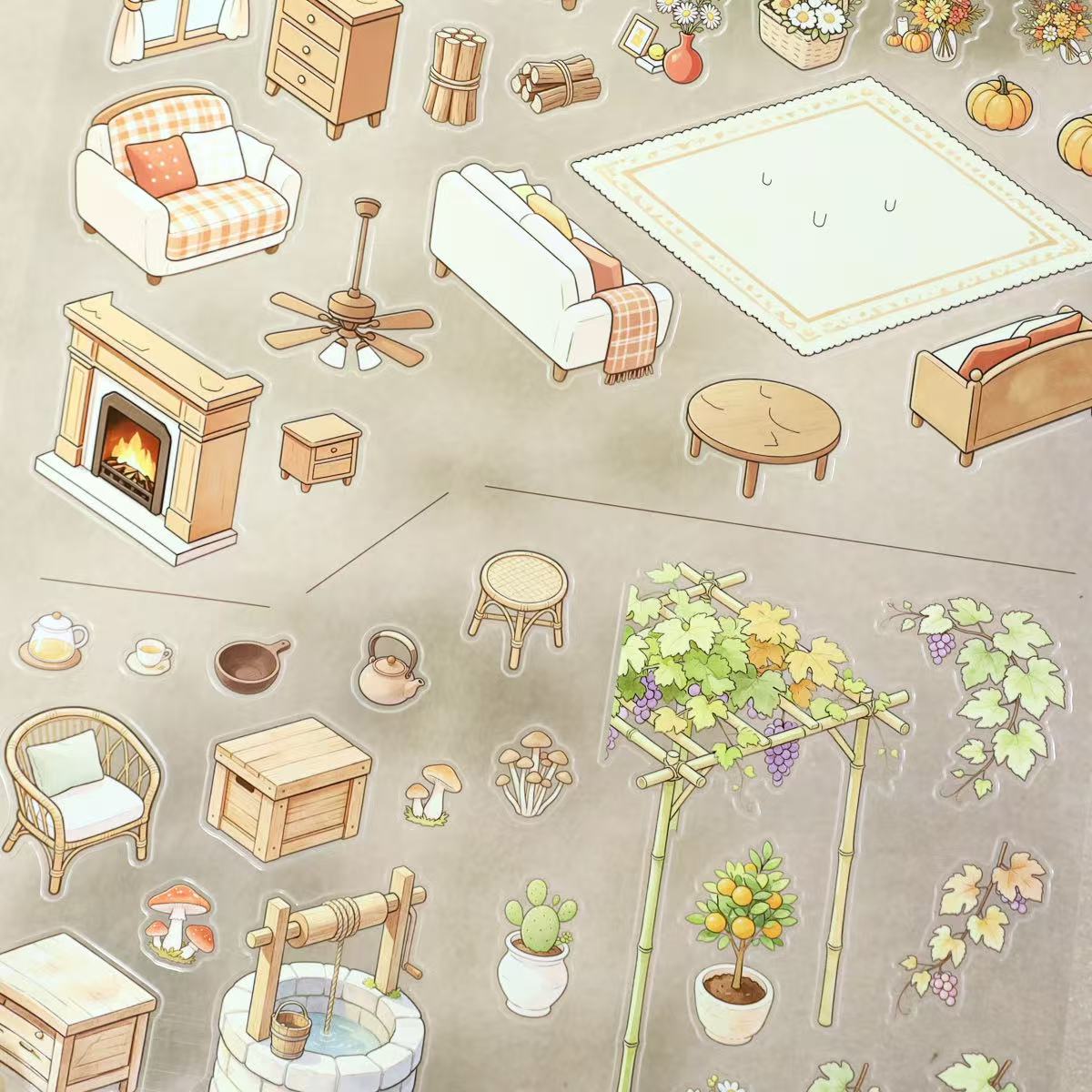 Cottag Garden Heaven Sticker Book