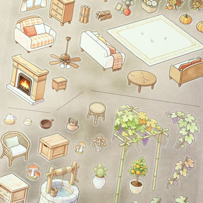 Cottag Garden Heaven Sticker Book