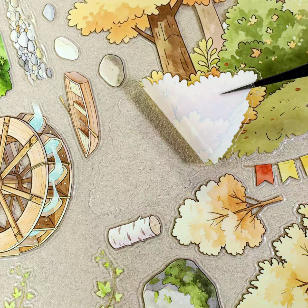 Cottag Garden Heaven Sticker Book