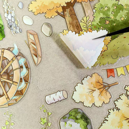 Cottag Garden Heaven Sticker Book