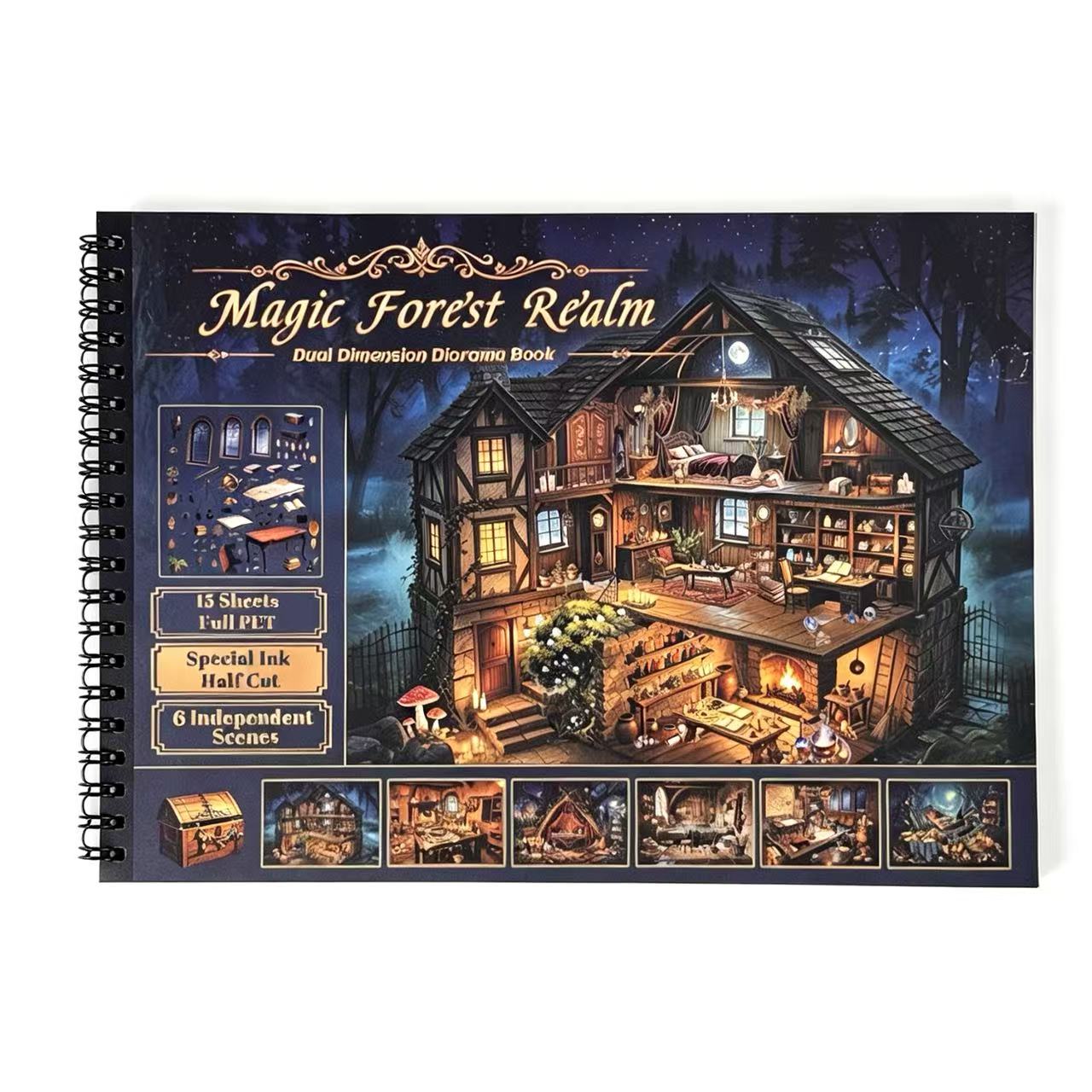 Enchanted Forest Secret Realm Sticker Book